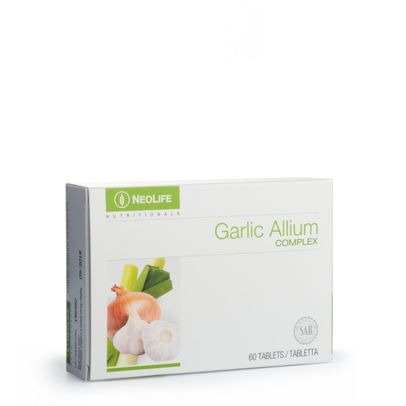 Garlic Allium Complex - "NeoLife" česnakų/svogūnų mitybos papildas (60 tablečių)